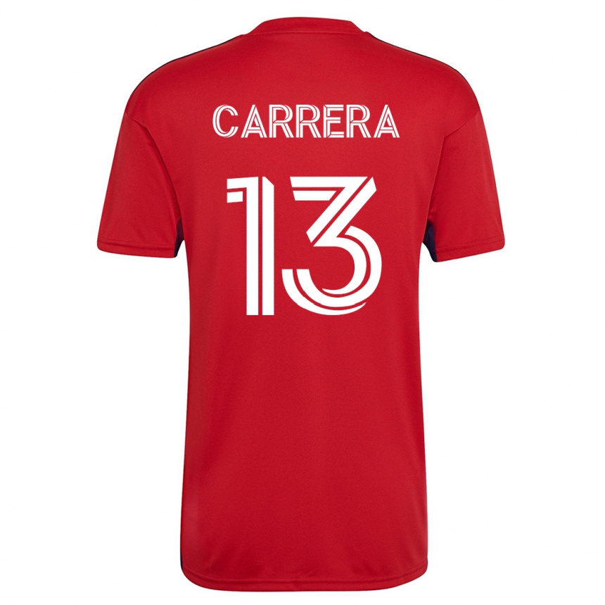 Niño Fútbol Camiseta Antonio Carrera #13 Rojo 1ª Equipación 2023/24 México