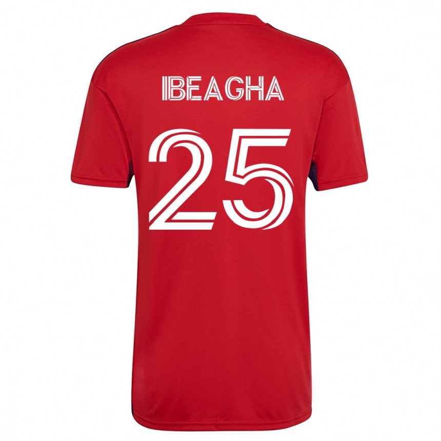 Niño Fútbol Camiseta Sebastien Ibeagha #25 Rojo 1ª Equipación 2023/24 México