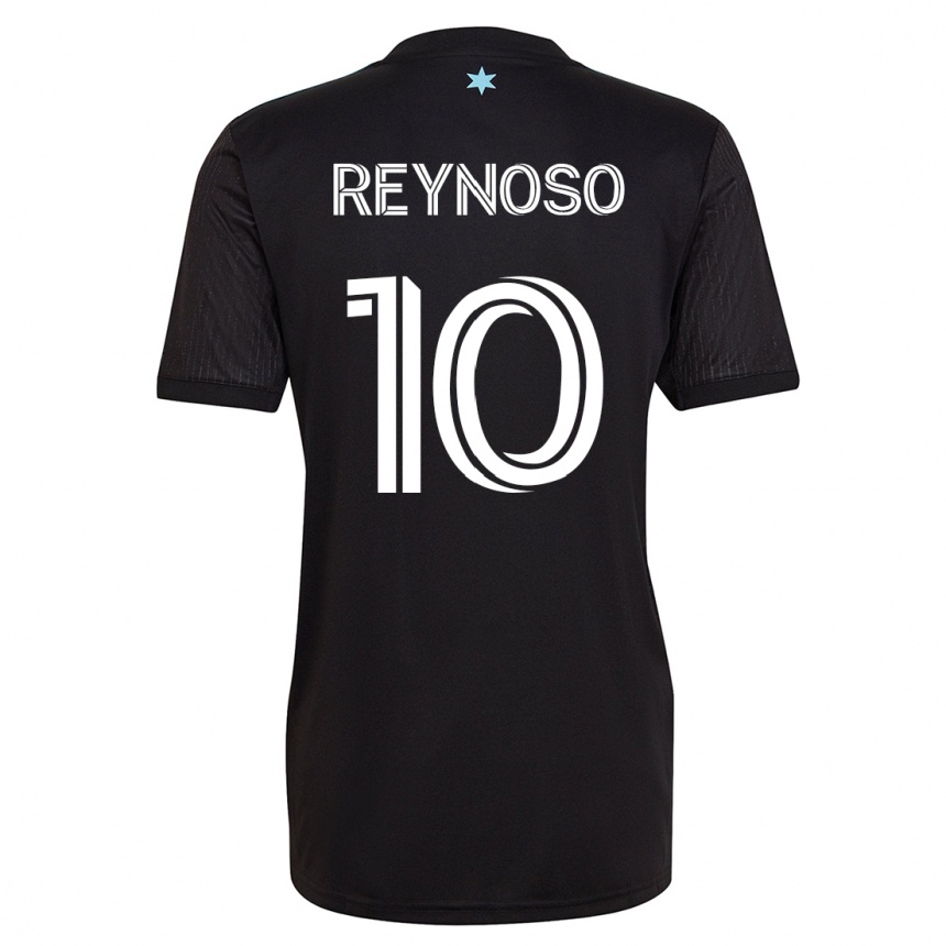 Niño Fútbol Camiseta Emanuel Reynoso #10 Negro 1ª Equipación 2023/24 México