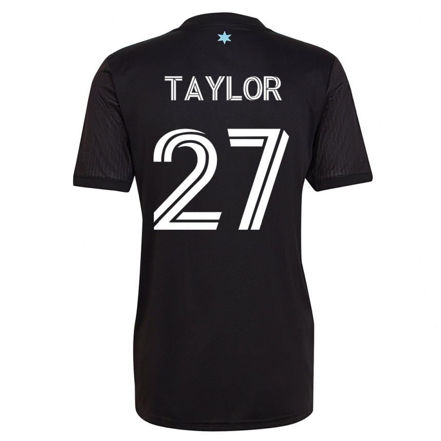 Niño Fútbol Camiseta D.j. Taylor #27 Negro 1ª Equipación 2023/24 México