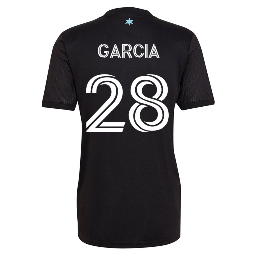 Niño Fútbol Camiseta Mender García #28 Negro 1ª Equipación 2023/24 México
