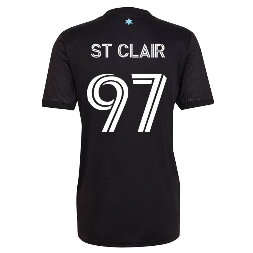 Niño Fútbol Camiseta Dayne St. Clair #97 Negro 1ª Equipación 2023/24 México