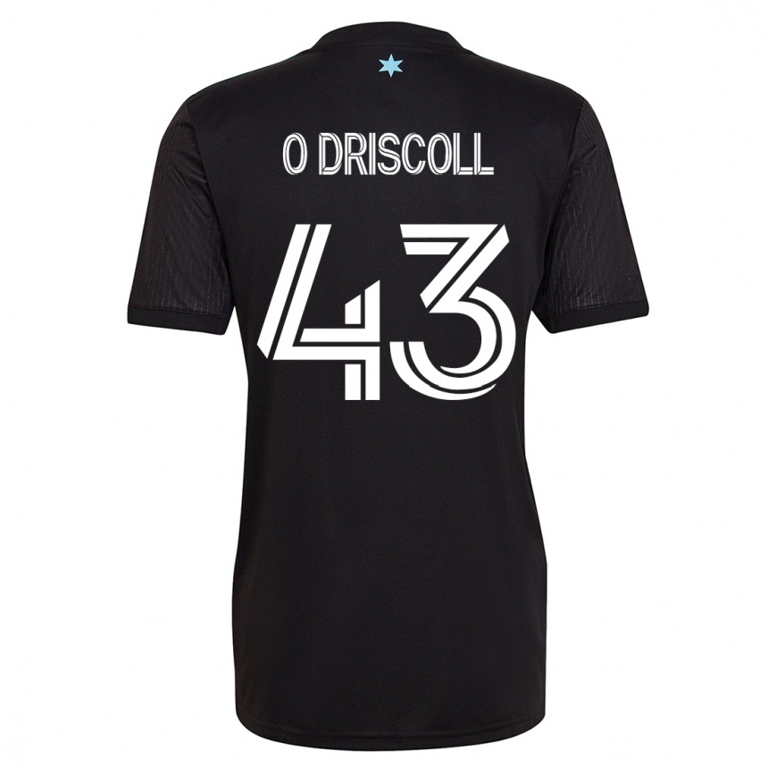 Niño Fútbol Camiseta Rory O'driscoll #43 Negro 1ª Equipación 2023/24 México