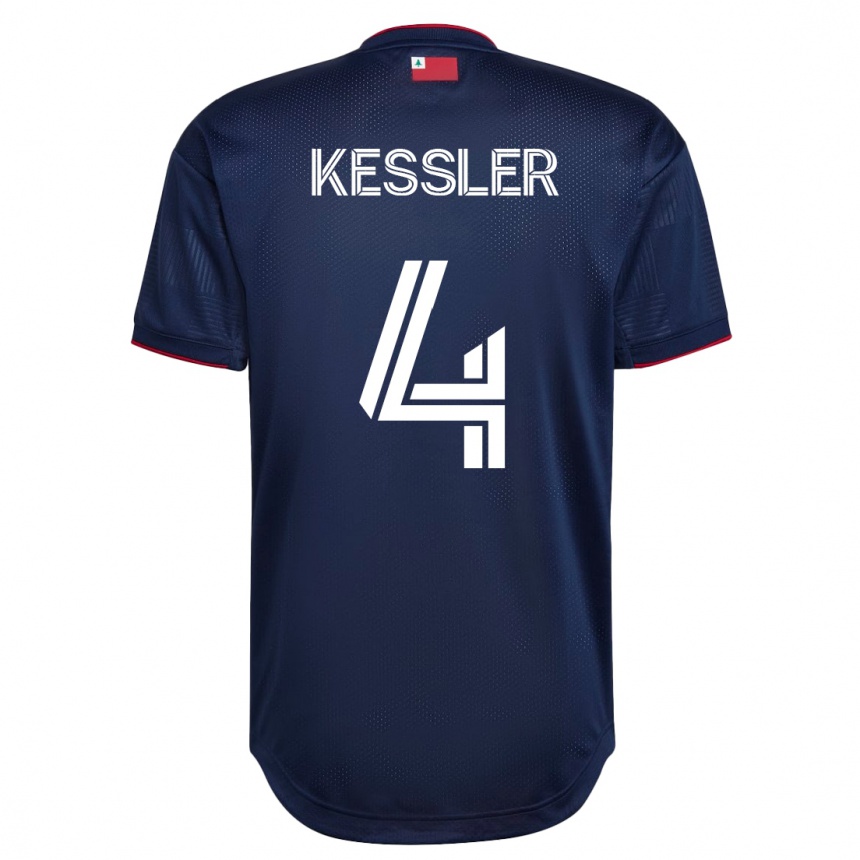 Niño Fútbol Camiseta Henry Kessler #4 Armada 1ª Equipación 2023/24 México