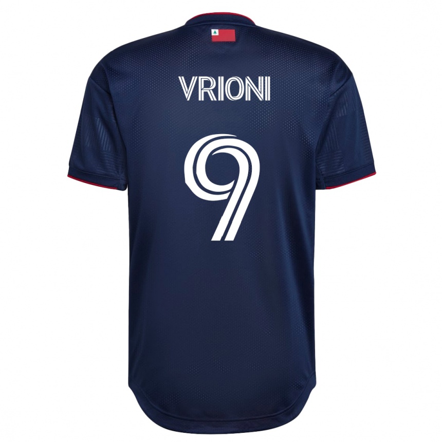 Niño Fútbol Camiseta Giacomo Vrioni #9 Armada 1ª Equipación 2023/24 México