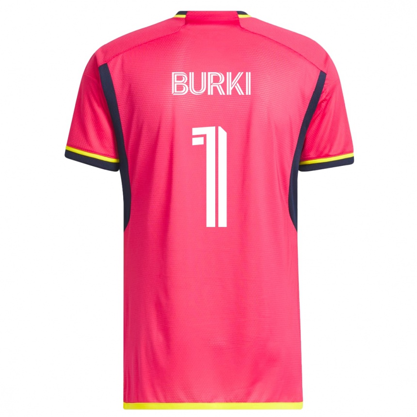 Niño Fútbol Camiseta Roman Bürki #1 Rosa 1ª Equipación 2023/24 México