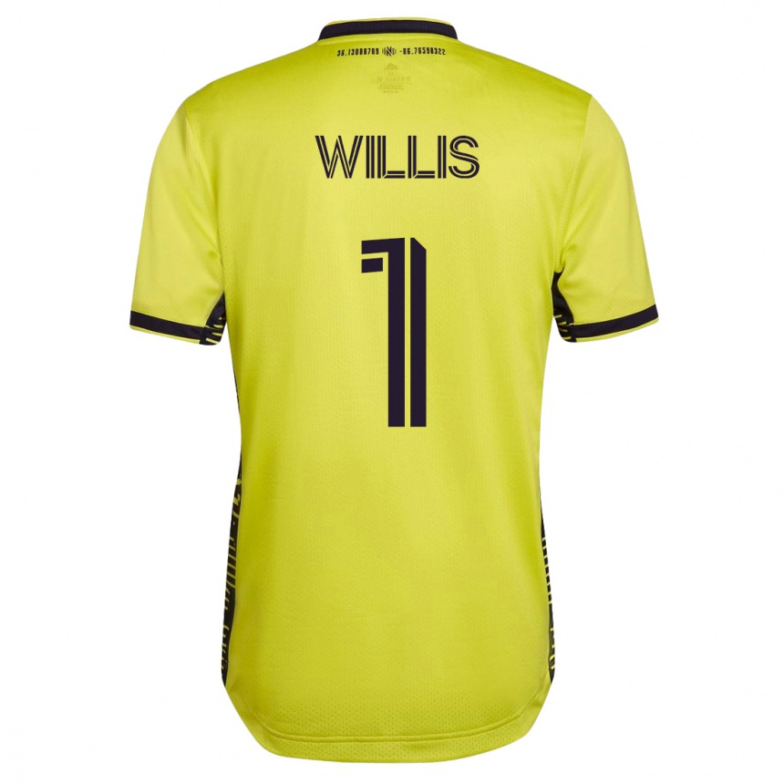 Niño Fútbol Camiseta Joe Willis #1 Amarillo 1ª Equipación 2023/24 México