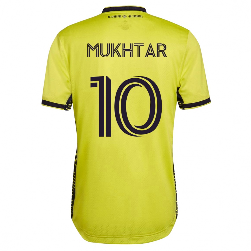 Niño Fútbol Camiseta Hany Mukhtar #10 Amarillo 1ª Equipación 2023/24 México