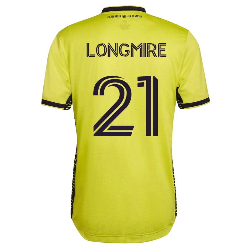Niño Fútbol Camiseta Ahmed Longmire #21 Amarillo 1ª Equipación 2023/24 México