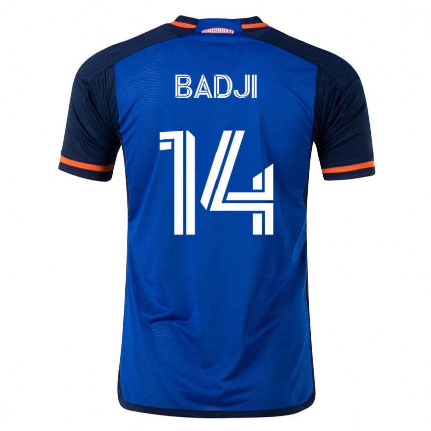 Niño Fútbol Camiseta Dominique Badji #14 Azul 1ª Equipación 2023/24 México