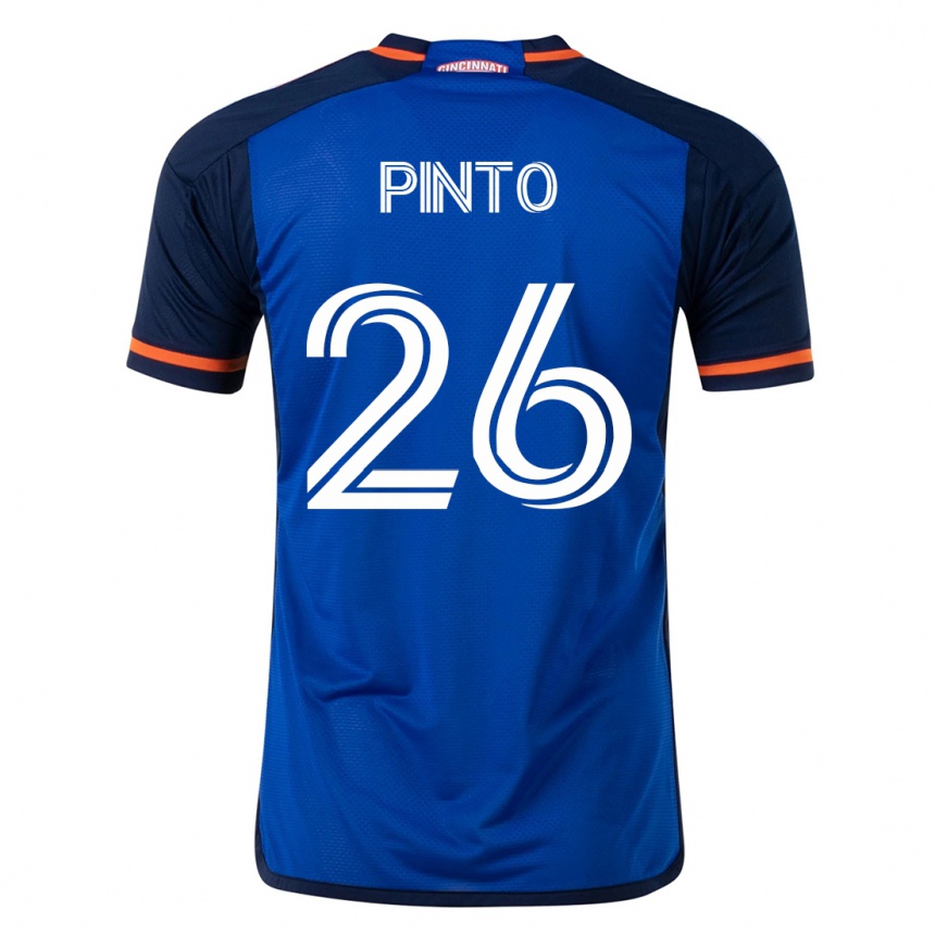 Niño Fútbol Camiseta Malik Pinto #26 Azul 1ª Equipación 2023/24 México