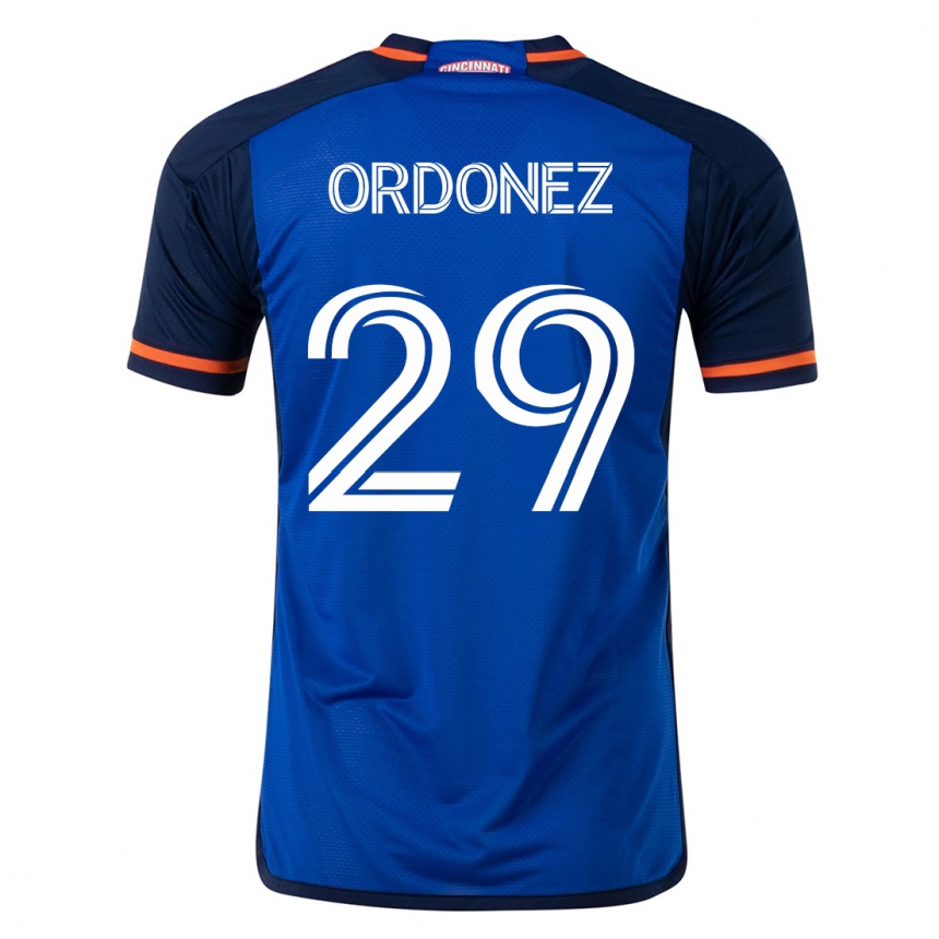 Niño Fútbol Camiseta Arquímides Ordóñez #29 Azul 1ª Equipación 2023/24 México