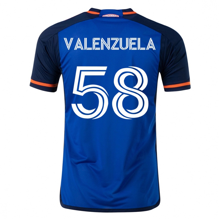 Niño Fútbol Camiseta Gerardo Valenzuela #58 Azul 1ª Equipación 2023/24 México