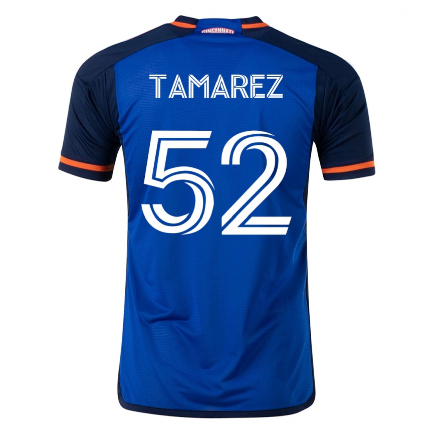 Niño Fútbol Camiseta Lucas Tamarez #52 Azul 1ª Equipación 2023/24 México
