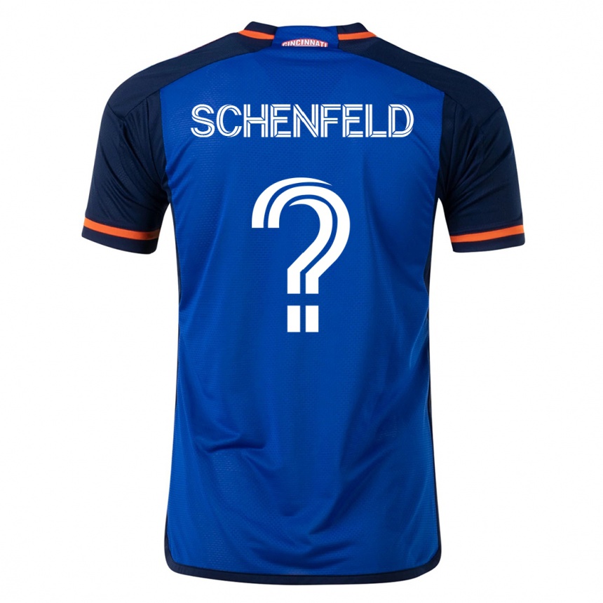Niño Fútbol Camiseta Matthew Schenfeld #0 Azul 1ª Equipación 2023/24 México