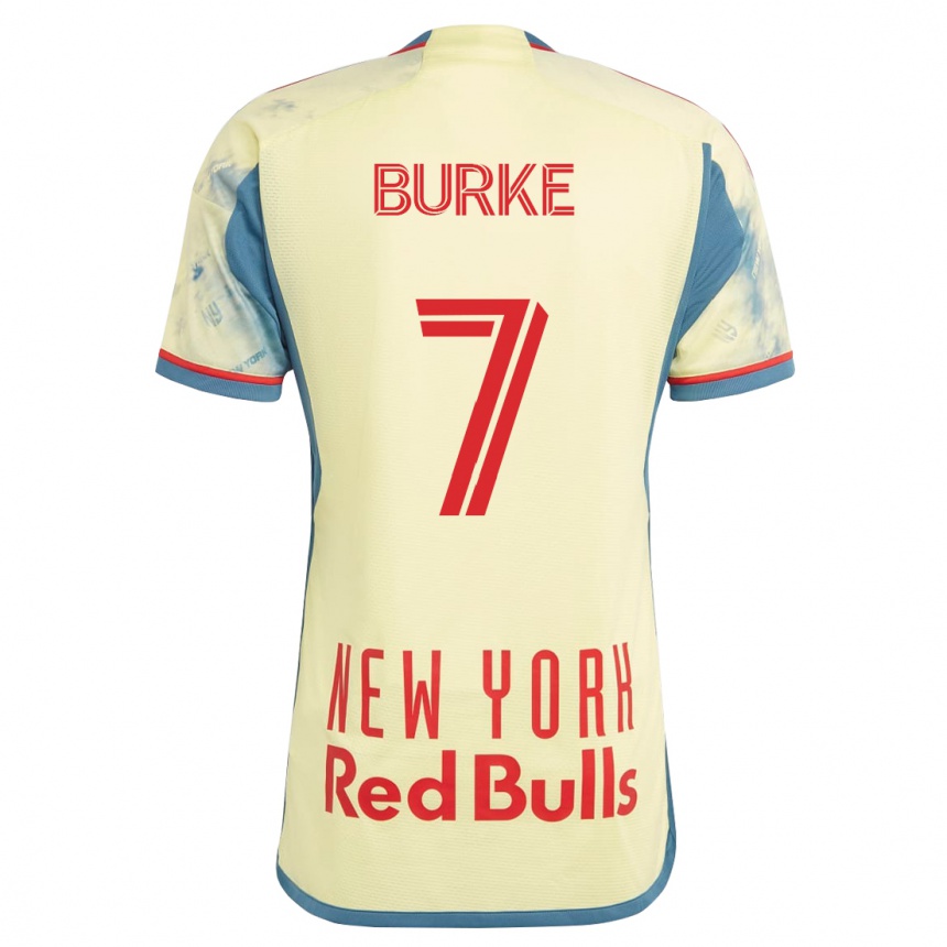 Niño Fútbol Camiseta Cory Burke #7 Amarillo 1ª Equipación 2023/24 México