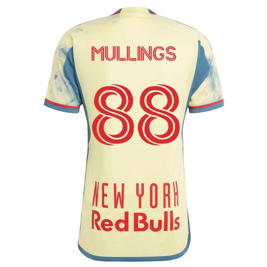 Niño Fútbol Camiseta O'vonte Mullings #88 Amarillo 1ª Equipación 2023/24 México