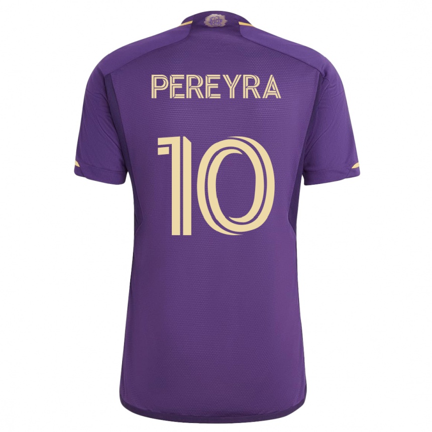 Niño Fútbol Camiseta Mauricio Pereyra #10 Violeta 1ª Equipación 2023/24 México