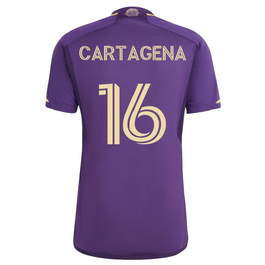 Niño Fútbol Camiseta Wilder Cartagena #16 Violeta 1ª Equipación 2023/24 México