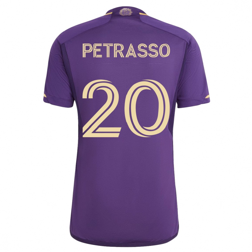 Niño Fútbol Camiseta Luca Petrasso #20 Violeta 1ª Equipación 2023/24 México