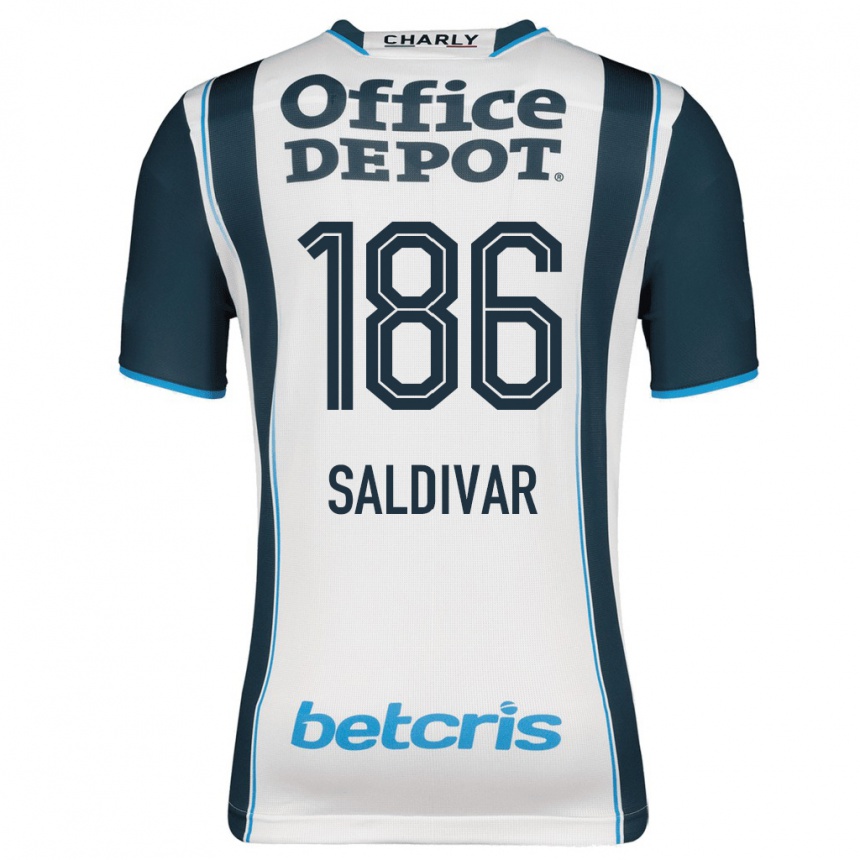 Niño Fútbol Camiseta José Saldívar #186 Armada 1ª Equipación 2023/24 México