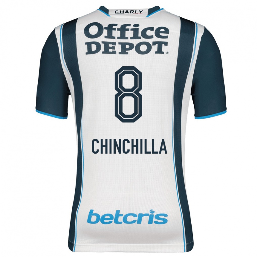 Niño Fútbol Camiseta Priscila Chinchilla #8 Armada 1ª Equipación 2023/24 México