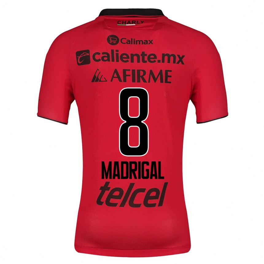 Niño Fútbol Camiseta Fernando Madrigal #8 Rojo 1ª Equipación 2023/24 México
