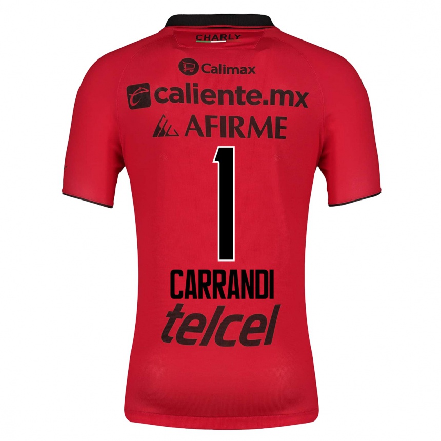 Niño Fútbol Camiseta Daniela Carrandi #1 Rojo 1ª Equipación 2023/24 México