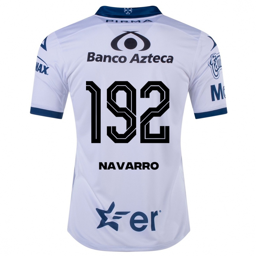 Niño Fútbol Camiseta Eduardo Navarro #192 Blanco 1ª Equipación 2023/24 México
