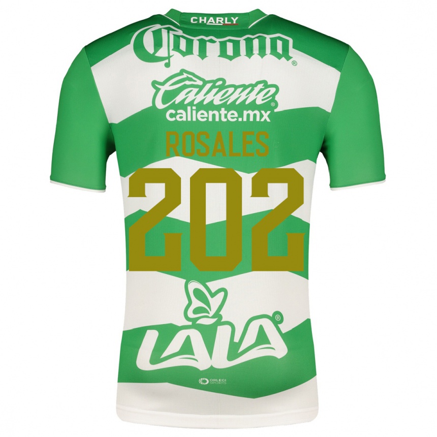 Niño Fútbol Camiseta Luis Rosales #202 Verde 1ª Equipación 2023/24 México