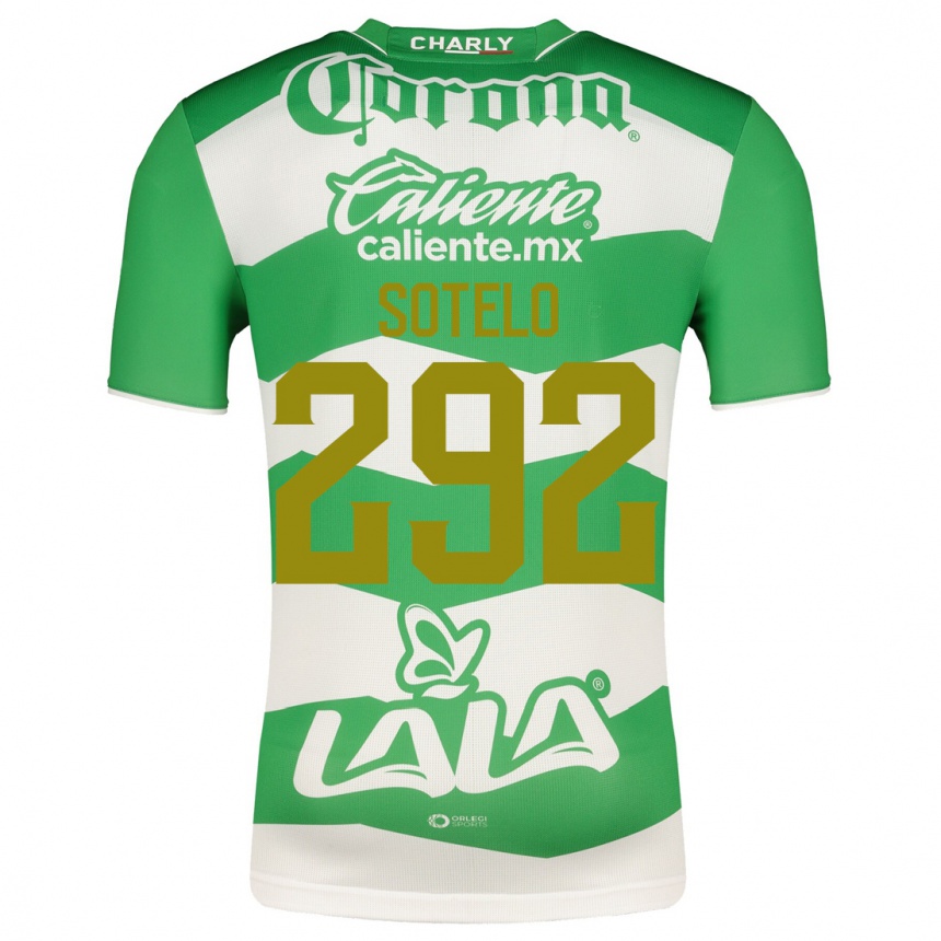 Niño Fútbol Camiseta José Sotelo #292 Verde 1ª Equipación 2023/24 México