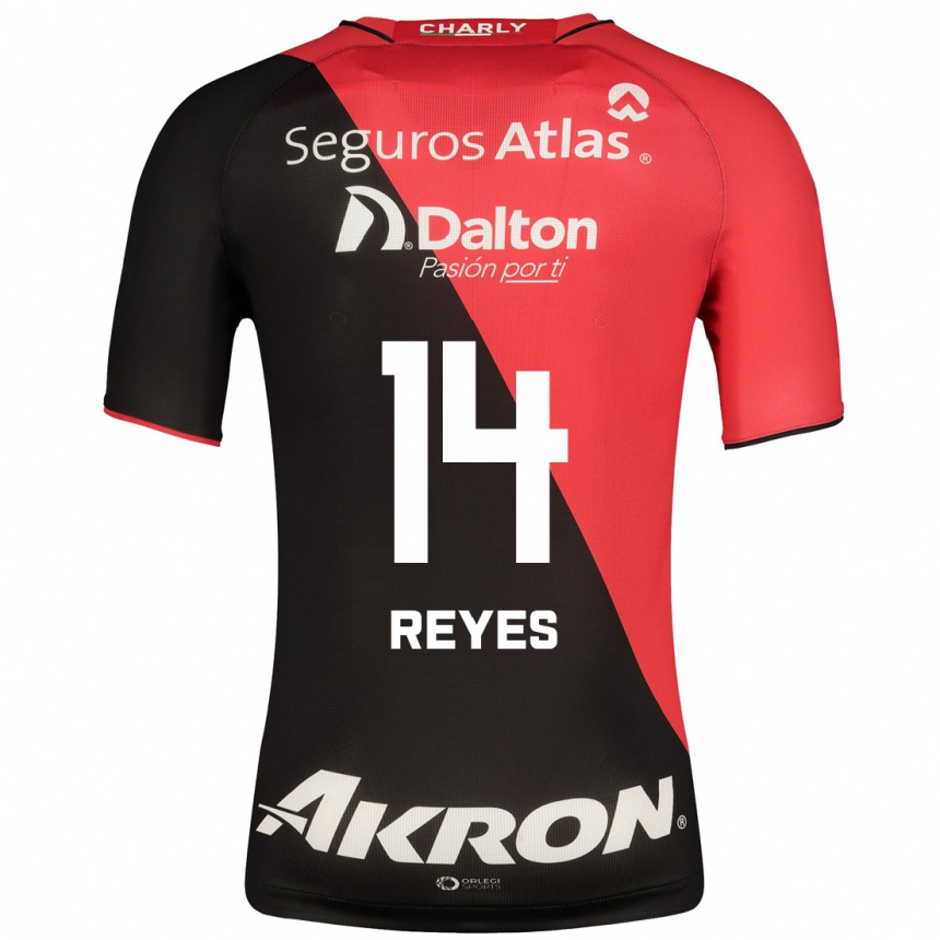 Niño Fútbol Camiseta Luis Reyes #14 Negro 1ª Equipación 2023/24 México