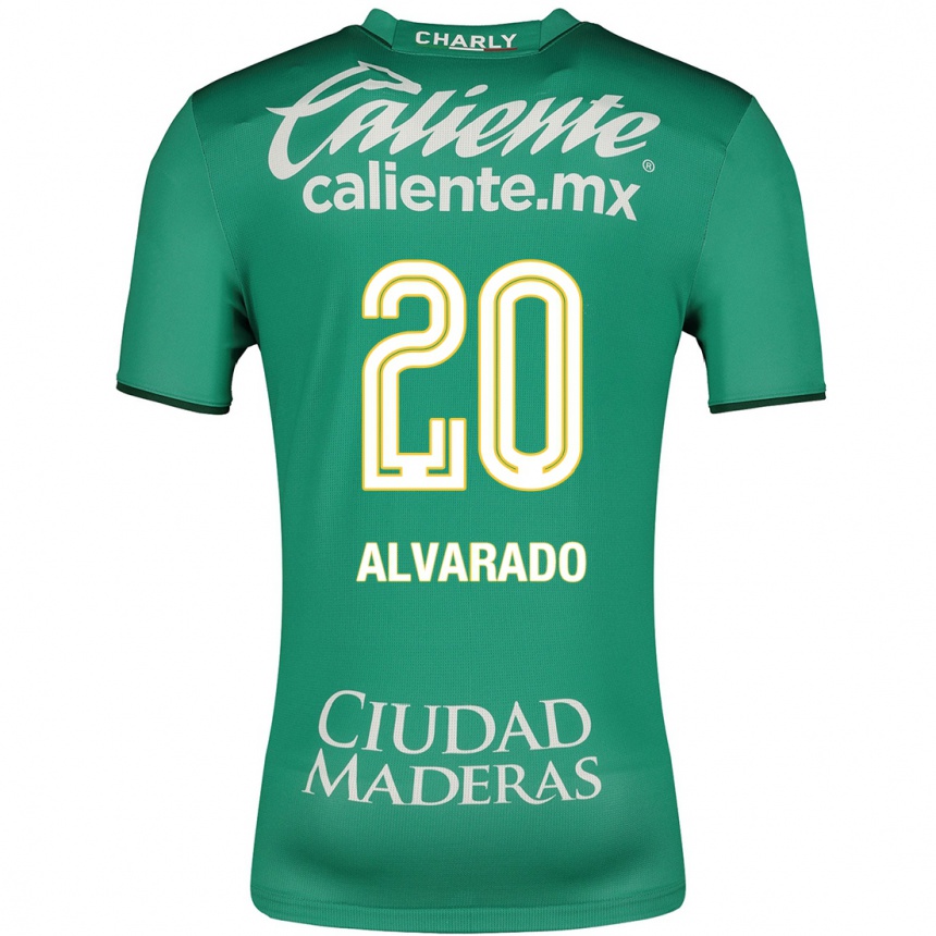 Niño Fútbol Camiseta Alfonso Alvarado #20 Verde 1ª Equipación 2023/24 México