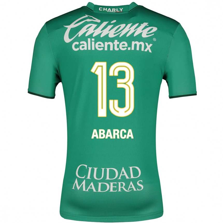 Niño Fútbol Camiseta Vidalia Abarca #13 Verde 1ª Equipación 2023/24 México