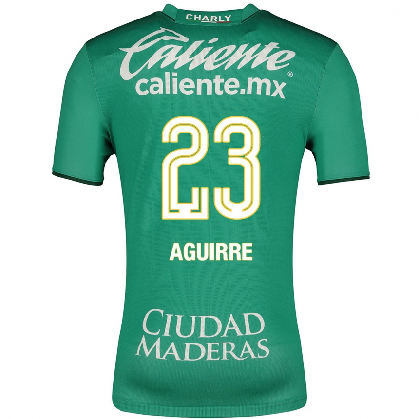 Niño Fútbol Camiseta Zoe Aguirre #23 Verde 1ª Equipación 2023/24 México