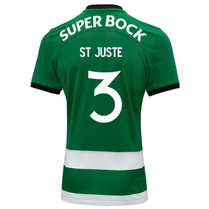 Niño Fútbol Camiseta Jerry St. Juste #3 Verde 1ª Equipación 2023/24 México