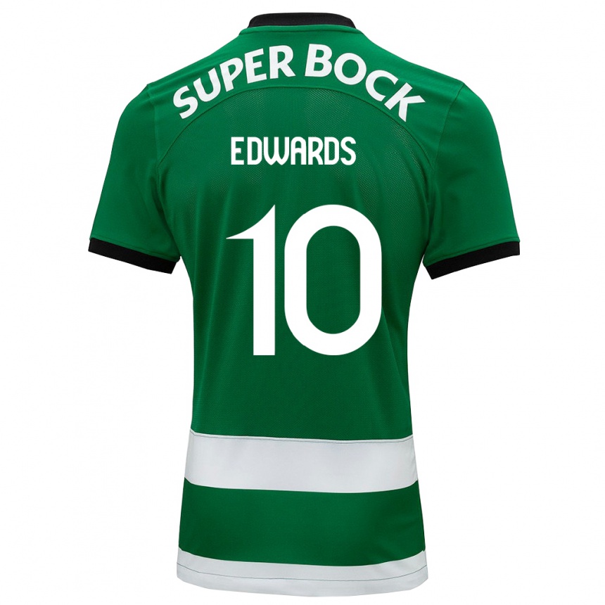 Niño Fútbol Camiseta Marcus Edwards #10 Verde 1ª Equipación 2023/24 México