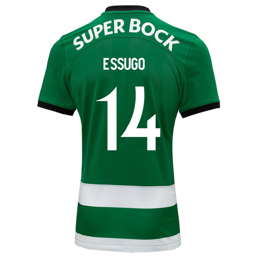 Niño Fútbol Camiseta Dário Essugo #14 Verde 1ª Equipación 2023/24 México