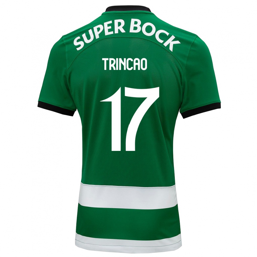 Niño Fútbol Camiseta Trincão #17 Verde 1ª Equipación 2023/24 México
