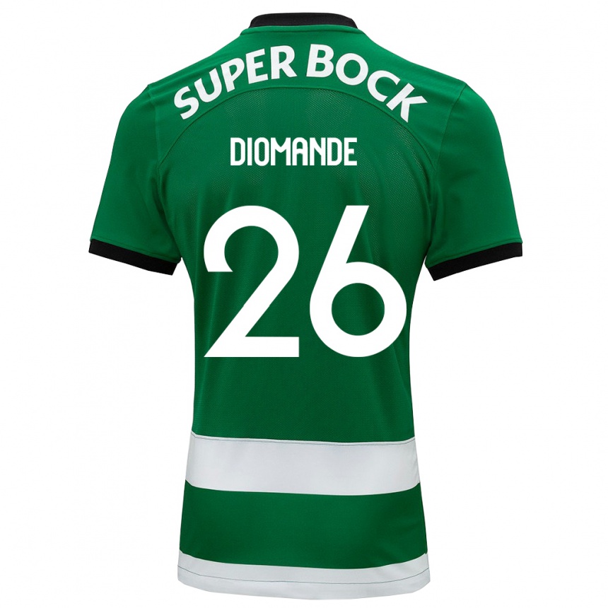 Niño Fútbol Camiseta Ousmane Diomande #26 Verde 1ª Equipación 2023/24 México