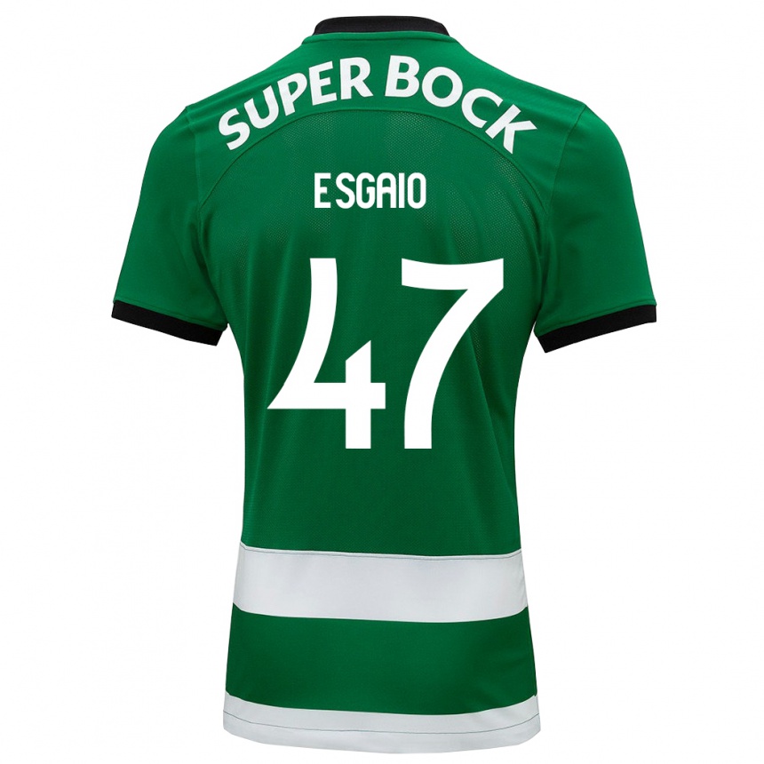 Niño Fútbol Camiseta Ricardo Esgaio #47 Verde 1ª Equipación 2023/24 México