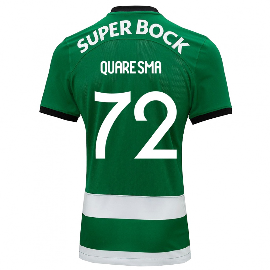 Niño Fútbol Camiseta Eduardo Quaresma #72 Verde 1ª Equipación 2023/24 México