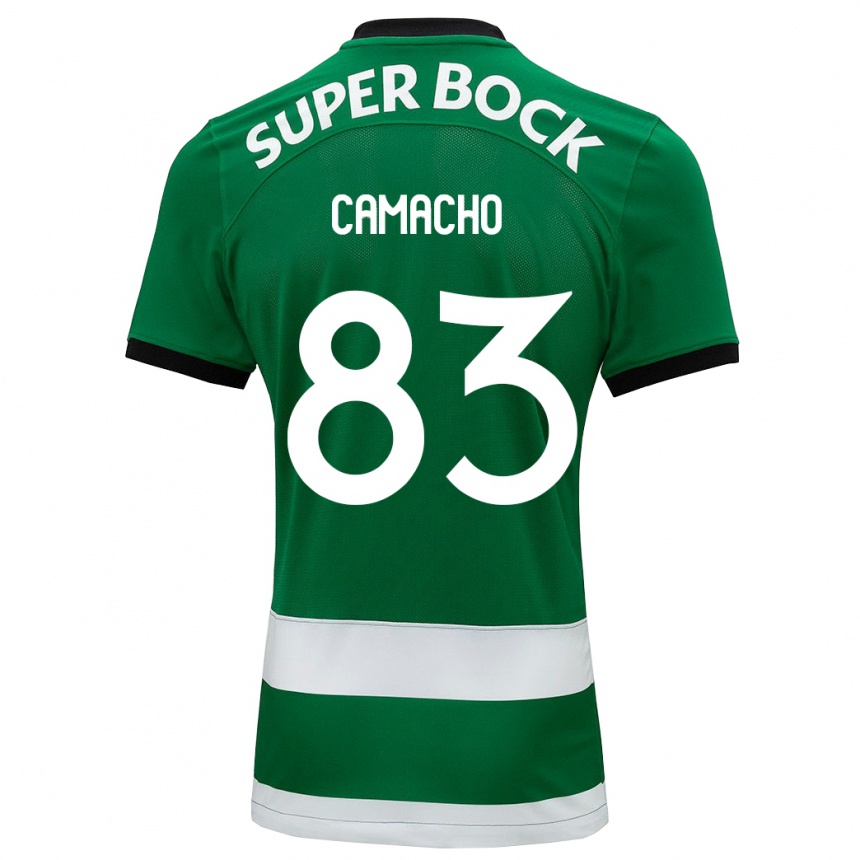 Niño Fútbol Camiseta Rafael Camacho #83 Verde 1ª Equipación 2023/24 México