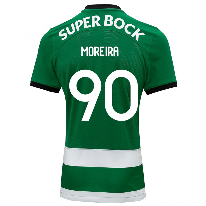 Niño Fútbol Camiseta Afonso Moreira #90 Verde 1ª Equipación 2023/24 México