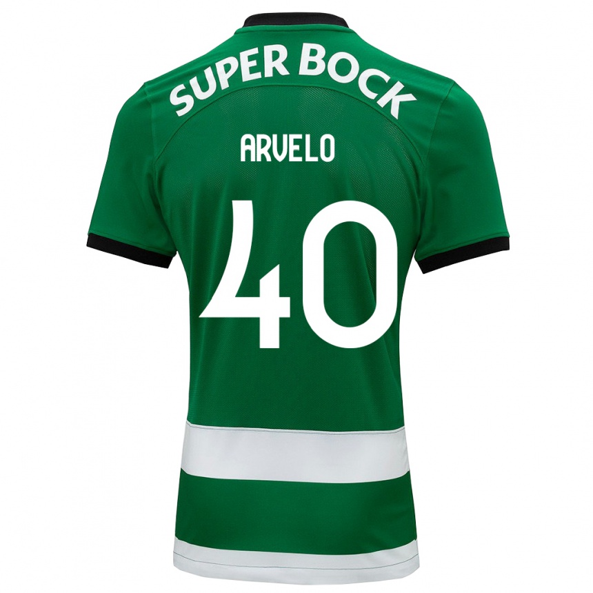 Niño Fútbol Camiseta Adam Arvelo #40 Verde 1ª Equipación 2023/24 México