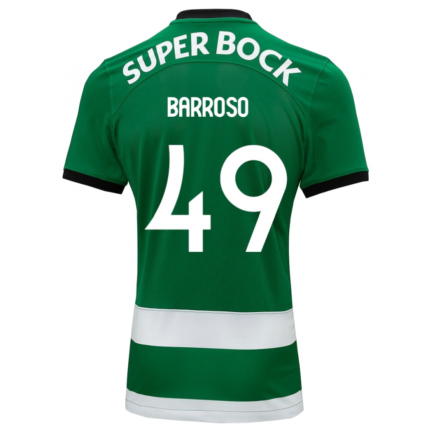 Niño Fútbol Camiseta Leonardo Barroso #49 Verde 1ª Equipación 2023/24 México