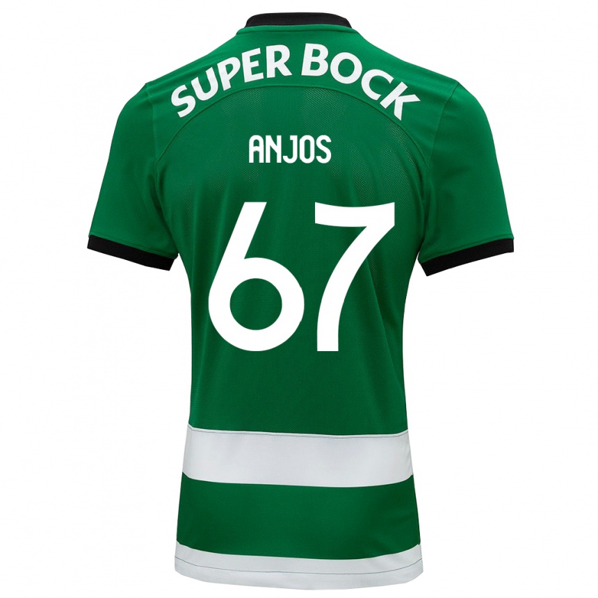 Niño Fútbol Camiseta Lucas Anjos #67 Verde 1ª Equipación 2023/24 México