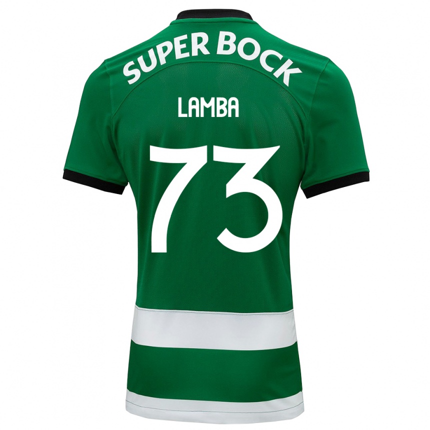 Niño Fútbol Camiseta Chico Lamba #73 Verde 1ª Equipación 2023/24 México