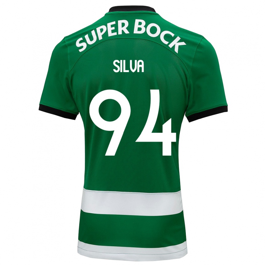 Niño Fútbol Camiseta Pedro Silva #94 Verde 1ª Equipación 2023/24 México