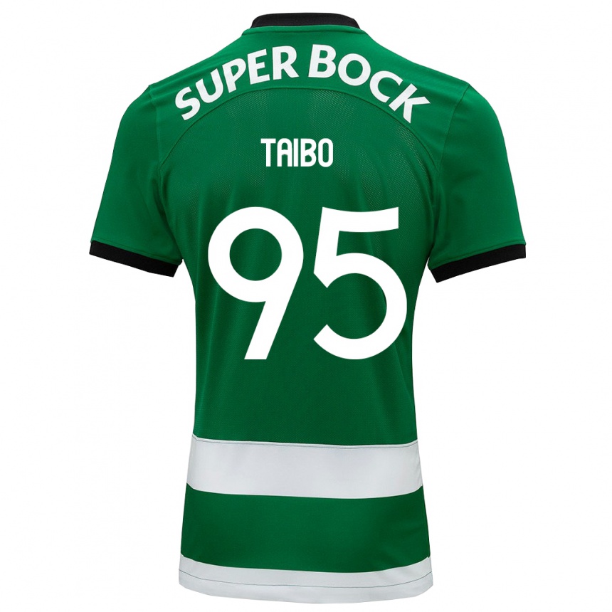 Niño Fútbol Camiseta Lucas Taibo #95 Verde 1ª Equipación 2023/24 México